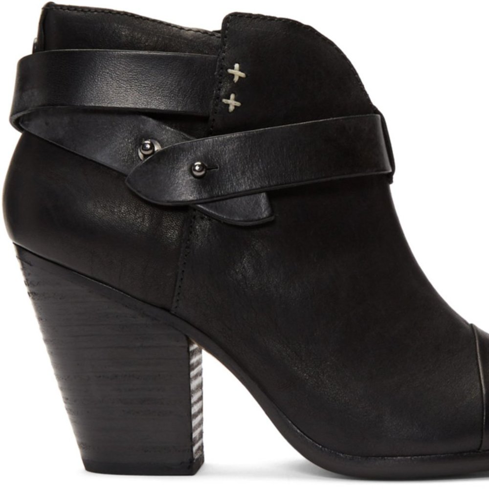 rag & bone Black Harrow Boots Size 37